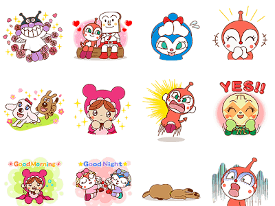 アンパンマン の 仲間 イラスト