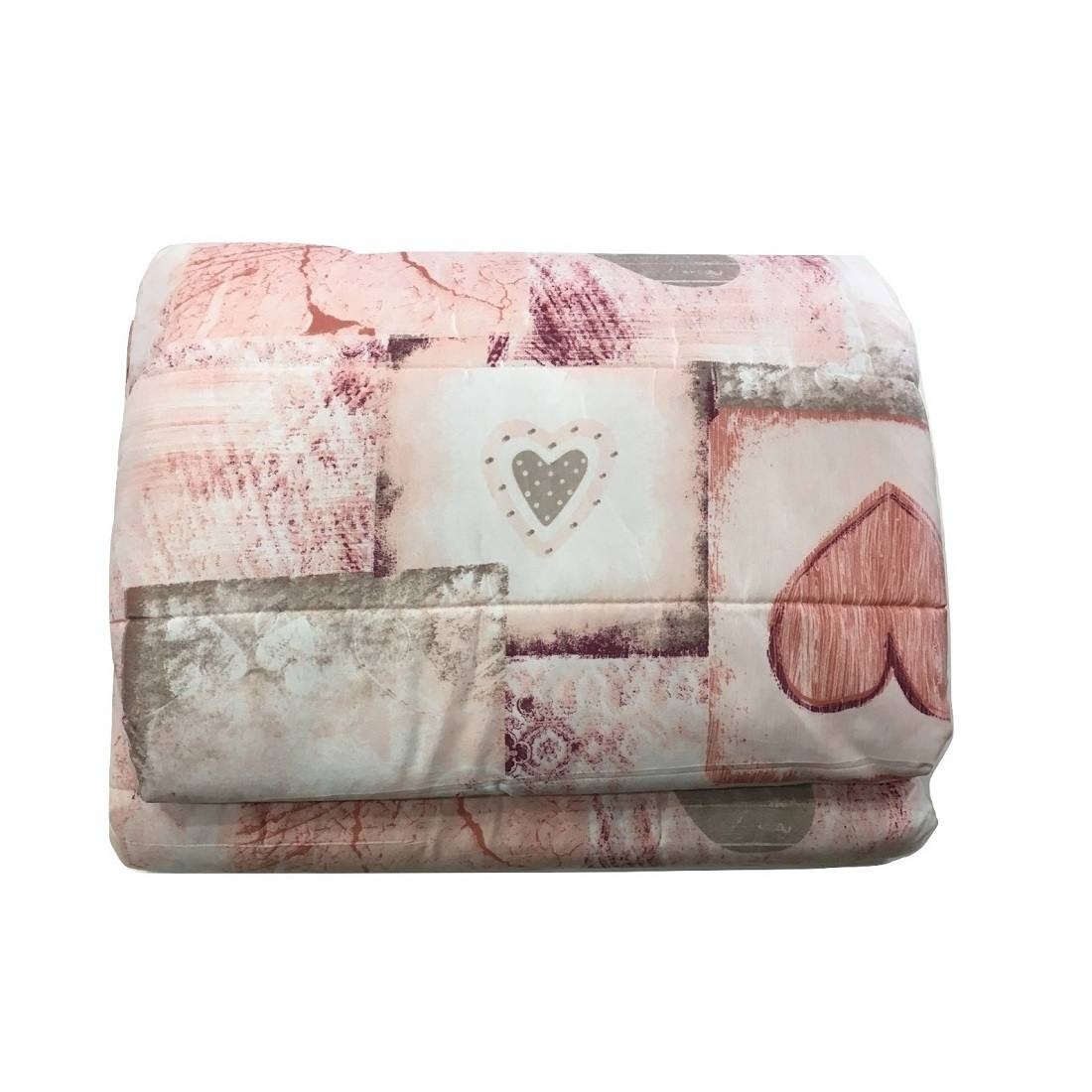 Trova tantissime idee per trapunta irge. Gbh 45071 Trapuntino Singolo Marca Irge Disegno Leaves Cuori Rosa