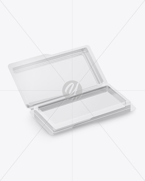 Download Download Opened Transparent Box with Lashes Mockup - Half ...