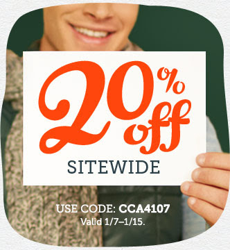 20% off Sitewide at Cardstore! Use Code: CCA4107, Valid through 1/15/14. Shop Now!