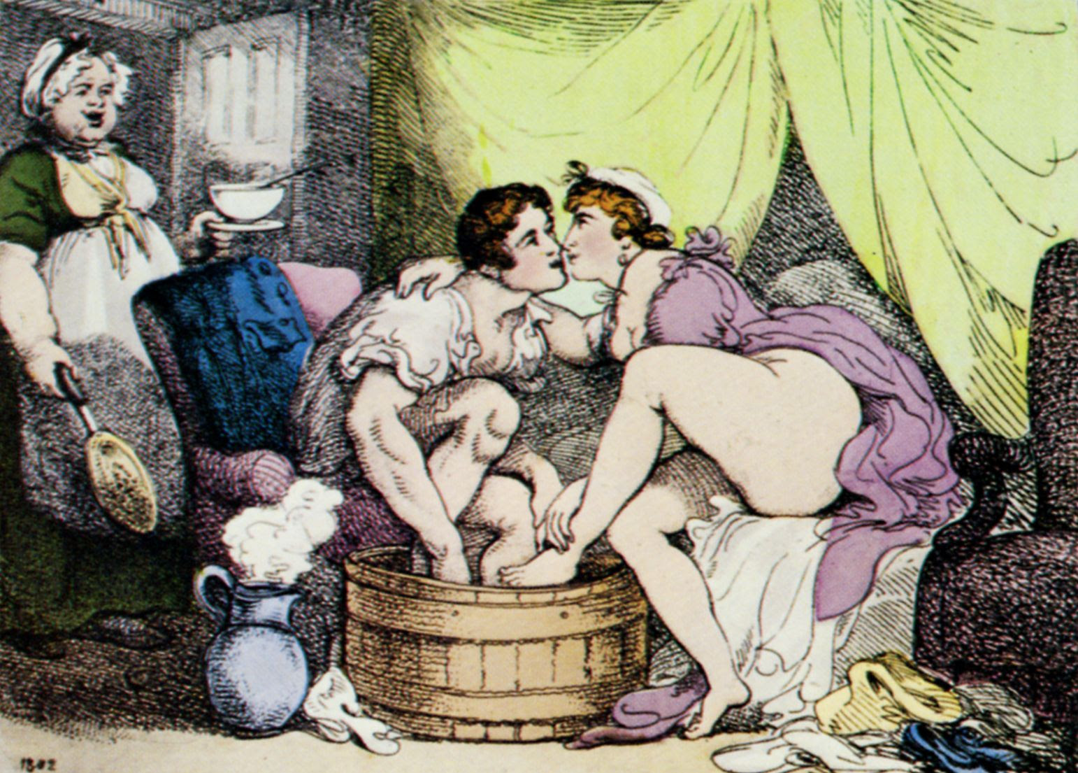 Einfach zu installieren, einfach zu speichern, einfach zu ablauf. Rowlandson Thomas Liebe In Der Badewanne Zeno Org