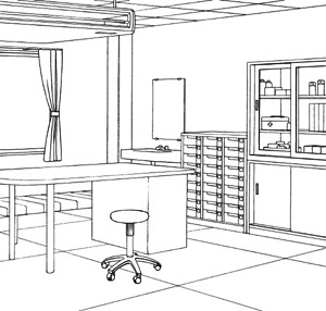 最高の無料イラスト 元の背景 保健 室 イラスト
