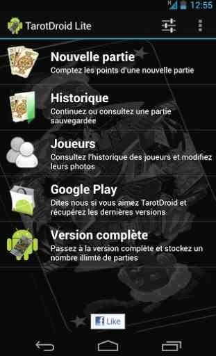 Através do tarot questões simples do. Tarotdroid Compteur De Points Application Android Allbestapps
