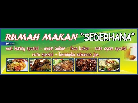 Contoh Banner Untuk Warung Makan - desain spanduk keren