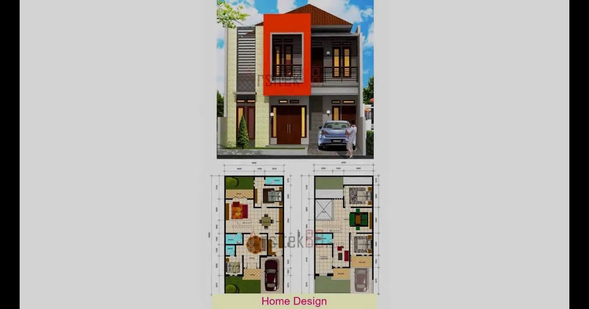  Desain  Rumah  Minimalis  4 Kamar  Ukuran  7x12 