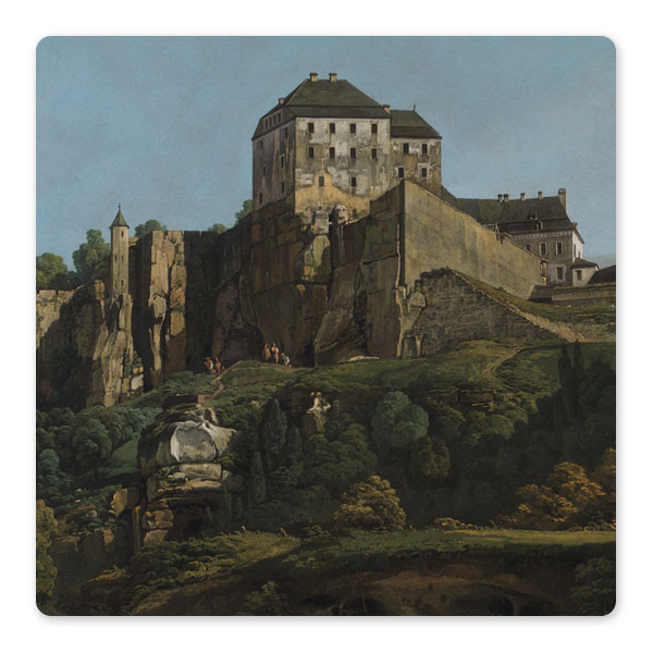 Bernardo Bellotto, 'The Fortress of Königstein from the North', 1756–8 © The National Gallery, London