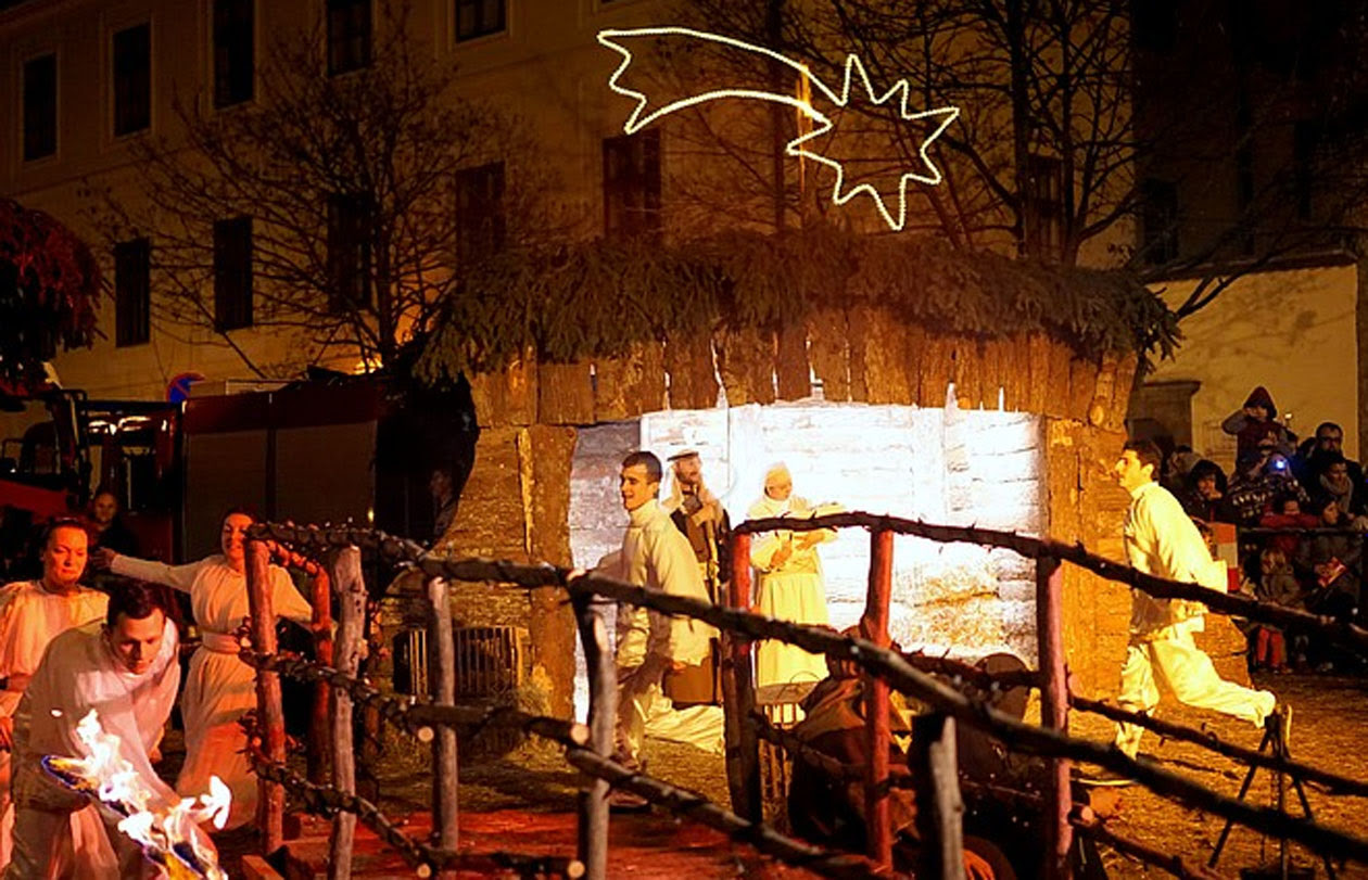 Live Nativity Zagreb Croatia 2015