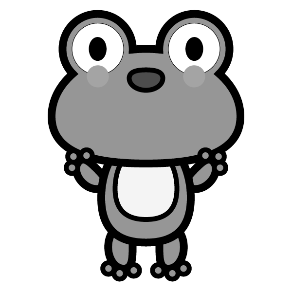 すべての動物画像 これまでで最高のカエル イラスト 白黒