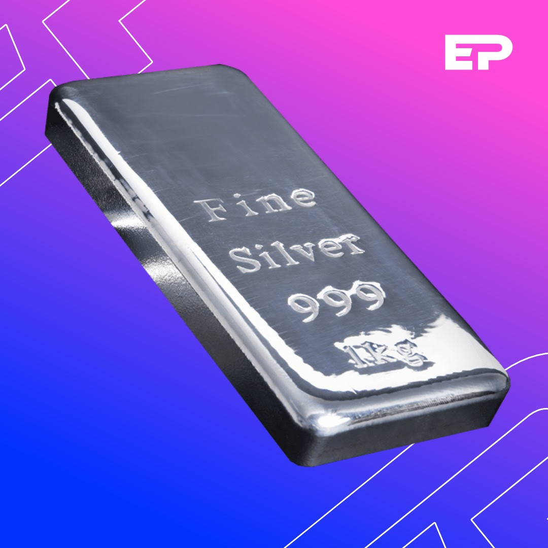 Image of WIN THIS 1KG PURE SILVER BAR