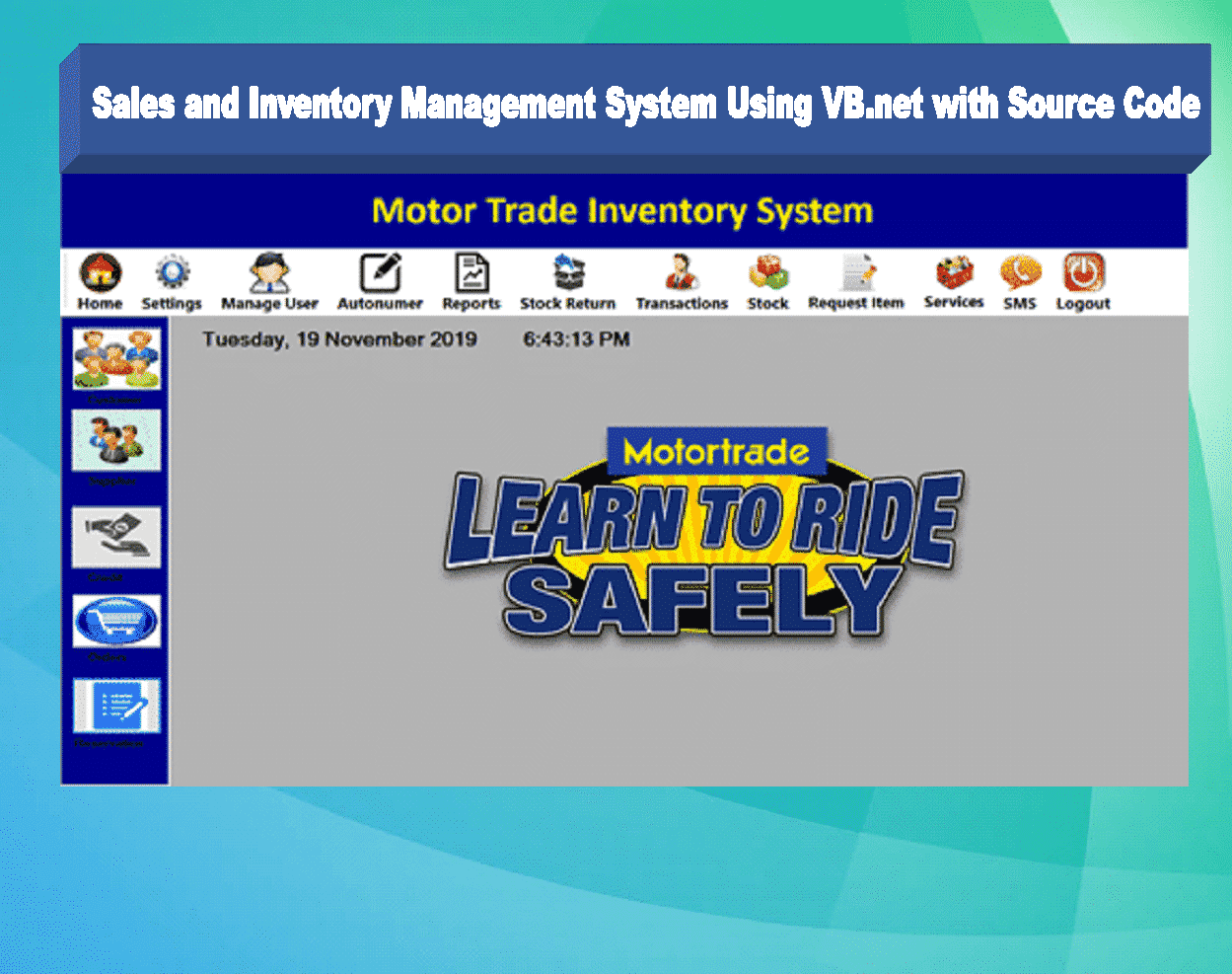 Jul 12, 2021 · we provide access database templates in microsoft access software application which can be used to manage multiple databases such as tables (numbers, text, or other variables), reports, forms, queries, macros (if any) and other various objects with specific connecting relationships based on user needs. Sales And Inventory Management System Project In Vb Net Source Code