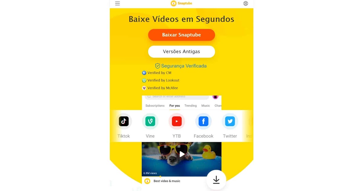 Abrir Snaptube / Snaptube video and music downloader app ...