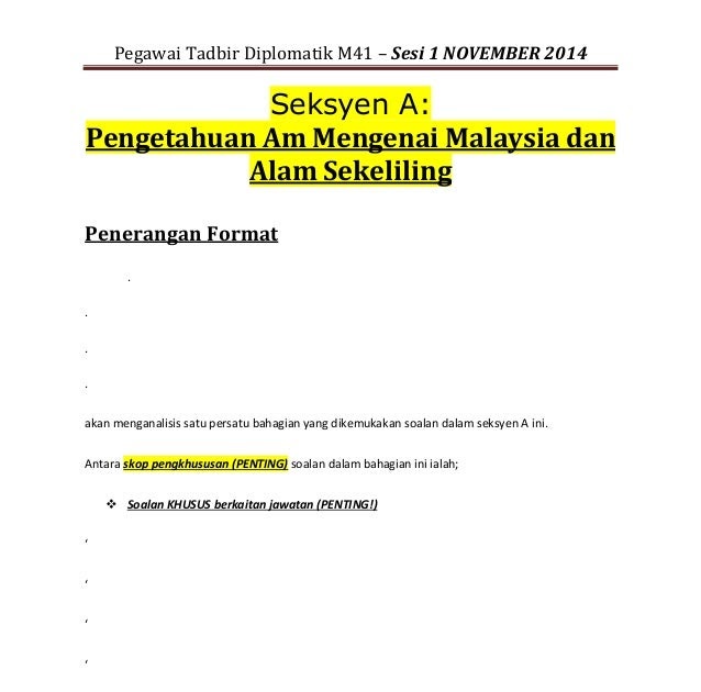 Contoh Soalan Pengetahuan Am Pegawai Tadbir - G Soalan