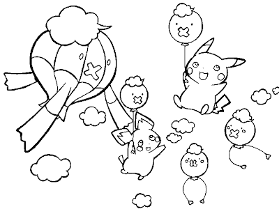 最高のコレクション ピカチュウ イーブイ ポケモン 塗り絵 175216