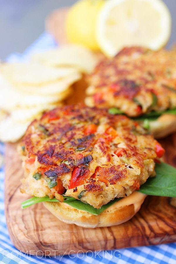 Crab meat by itself is low in fat and calories but is a bit high sodium (and cholesterol). Crab Cake Sliders With Spicy Mayo The Comfort Of Cooking