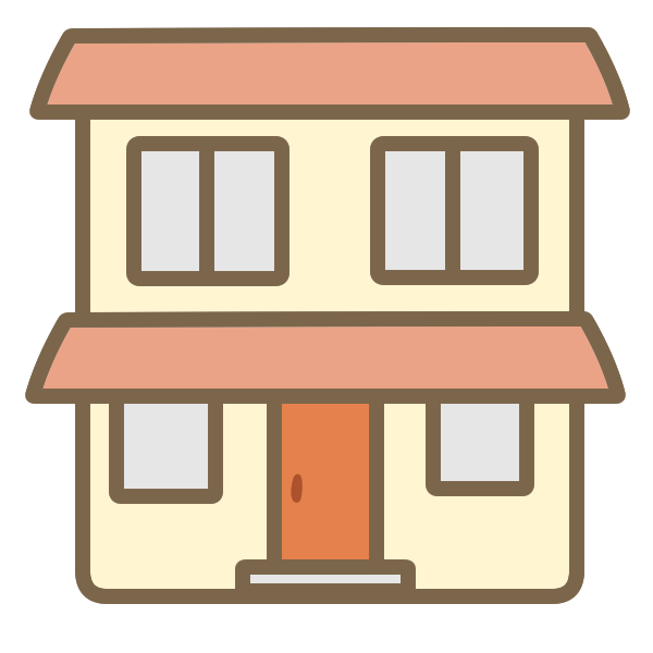 ロイヤリティフリー住宅 イラスト フリー 無料イラスト集