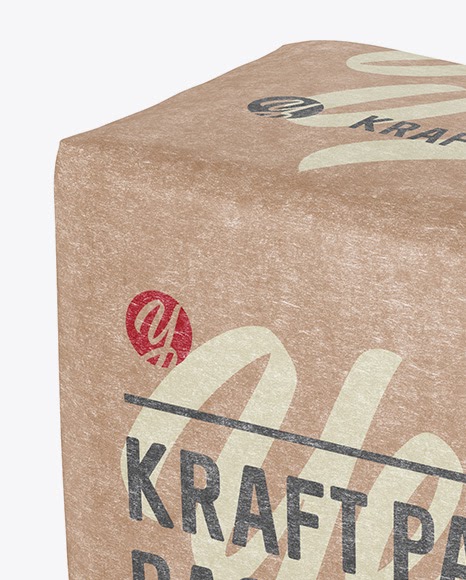 Download Glossy Paper Cement Bag Mockup - Kraft Paper Bag Mockup ...