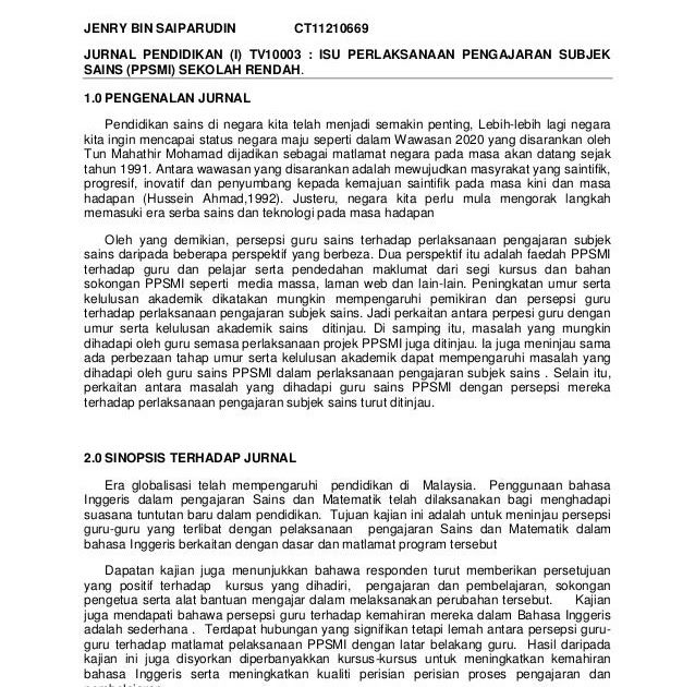 Contoh Jurnal Penelitian Biologi Pdf - Contoh Su